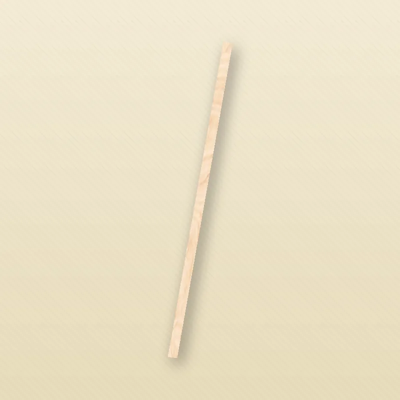 Square Blank — 4 × 4 × 200 mm — food-grade poplar wood, Poplar Works