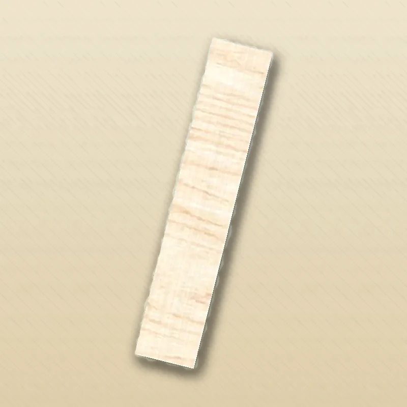Close-up of the grain and edge finish on 25 mm Flat Poplar Strips