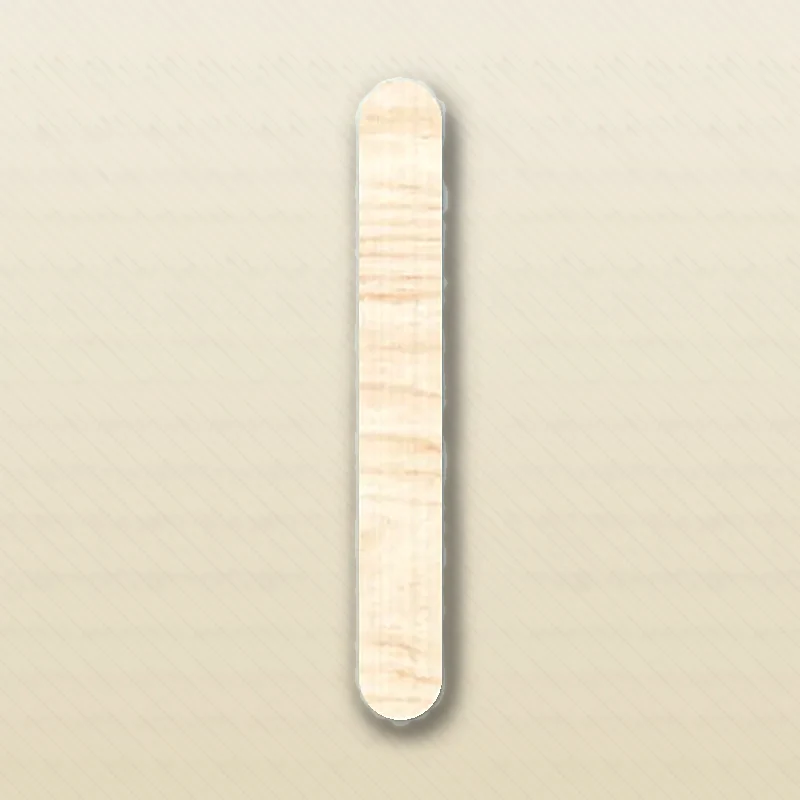 4.5 Inch Infant Tongue Depressors laid flat showing the 115 × 10 × 1.6 mm section