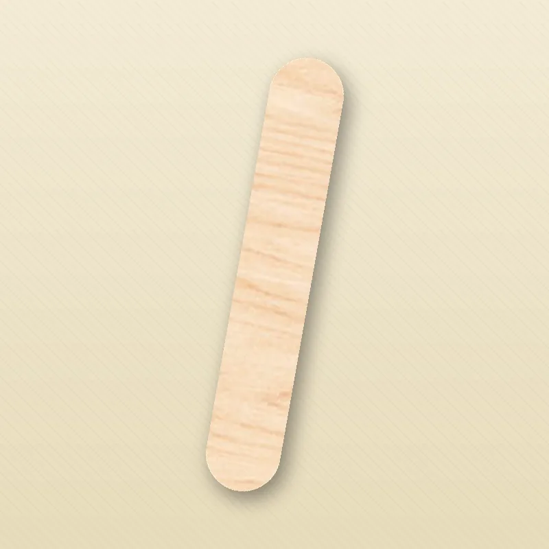 Tongue Depressor — 5.5 inch junior — medical-grade poplar wood, Poplar Works