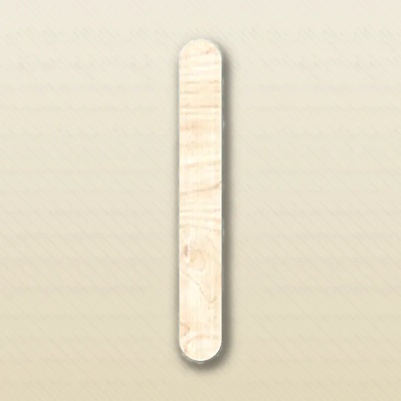 114 mm Ice Cream Sticks laid flat showing the 114 × 10 × 2.0 mm section