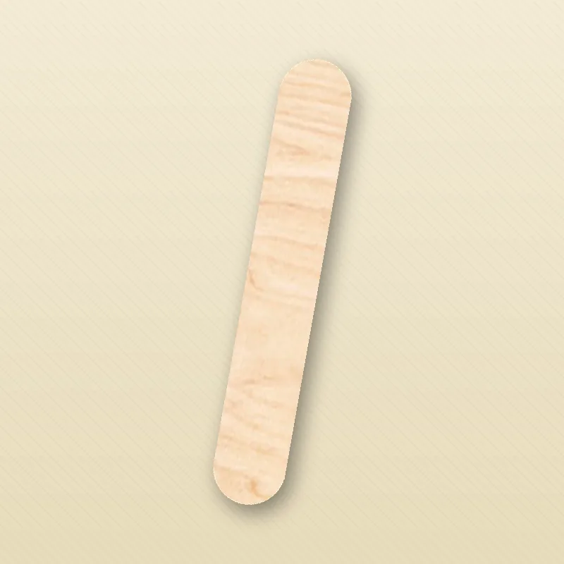 Ice Cream Stick — 93 mm classic — food-grade poplar wood, Poplar Works