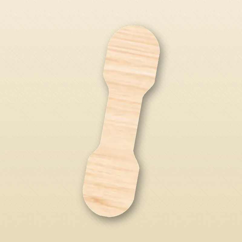 Magnum Paddle Stick — 94 mm — food-grade poplar wood, Poplar Works